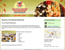 Tablet Screenshot of chinapalacerestaurantca.com